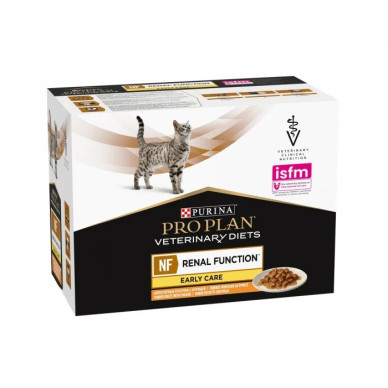 Purina Pro Plan Veterinary Diets Cat NF Early Care – Hrană Umedă pentru Pisici cu Afecțiuni Renale, cu Pui, 85 g